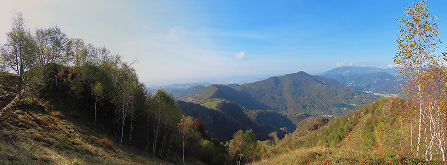 Vista panoramica dal Costone verso Canto Alto